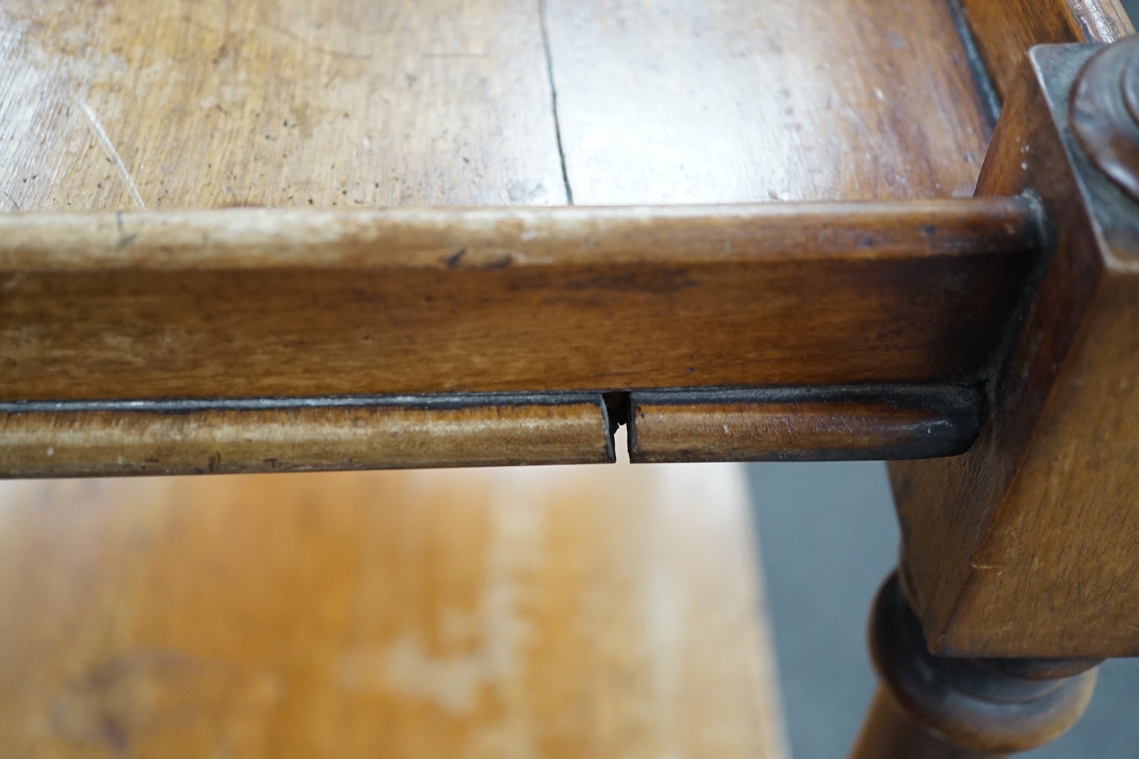 The upper part of a Victorian mahogany whatnot with galleried top, width 59cm, depth 39cm, height 83cm.